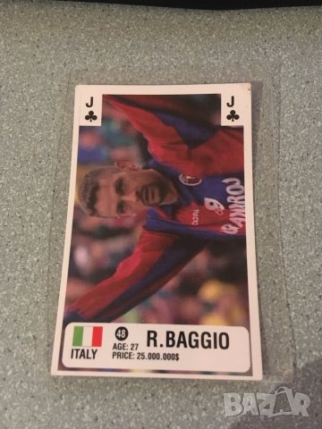 Футболна картичка Roberto Baggio - Aras Euro 2000