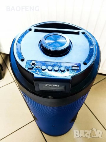 !%@ Нова Караоке тонколона 2х6,5”, с FM тунер, дистанционно, BLUETOOTH, модел KTS 1086, снимка 4 - Тонколони - 40092541