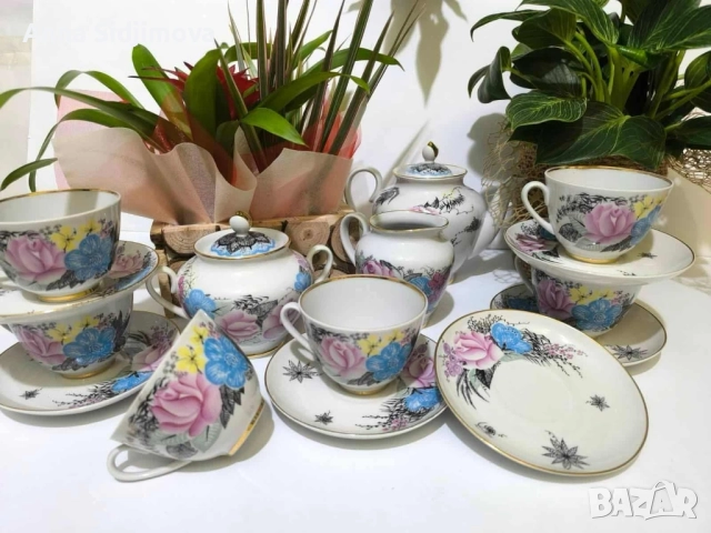 Руски порцелан ЛФЗ сервиз за чай 