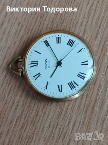 Джобен часовник Ракета/Seconda произведен в СССР 23 камъка , снимка 4 - Антикварни и старинни предмети - 50587573