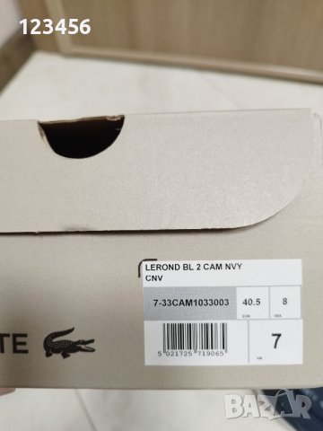 Мъжки кецове Lacoste, снимка 4 - Кецове - 43571541