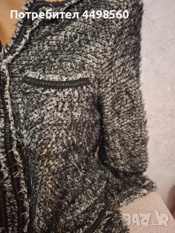 ZARA Пухена Жилетка, снимка 6 - Жилетки - 51157282