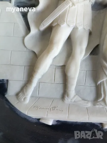 Гръцки барелефи , ръчно изработени,  "Троянски кон" , ,, " Хектор и Андромаха ". , снимка 10 - Декорация за дома - 47751623