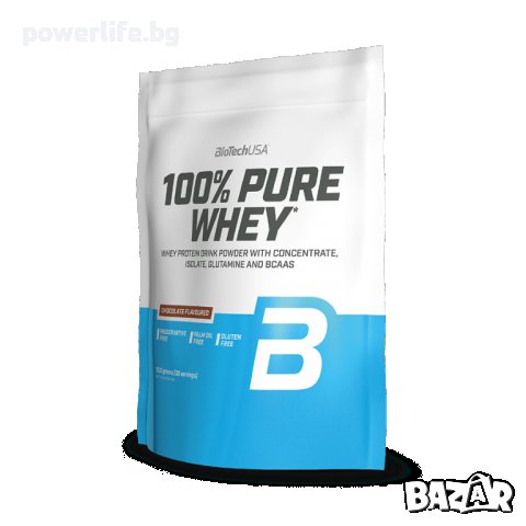 BioTech USA 100% Pure Whey | Суроватъчен Протеин, 1000 гр., снимка 1 - Хранителни добавки - 37000720