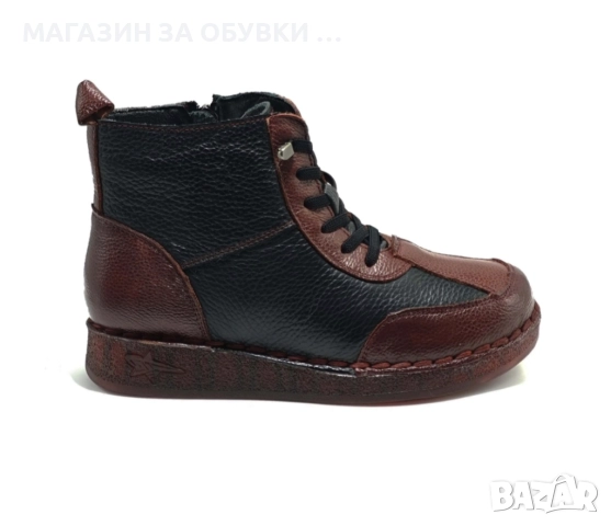 ДАМСКИ БОТ ОТ ЕСТЕСТВЕНА КОЖА - код: Е18063