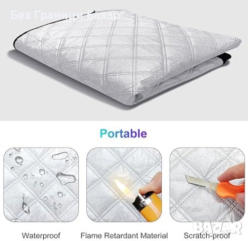 Ново Универсално Покривало за Автомобил Защита от Сняг и UV, снимка 4 - Аксесоари и консумативи - 43460539
