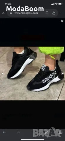 DSQUARED2 черни дамски маратонки 
