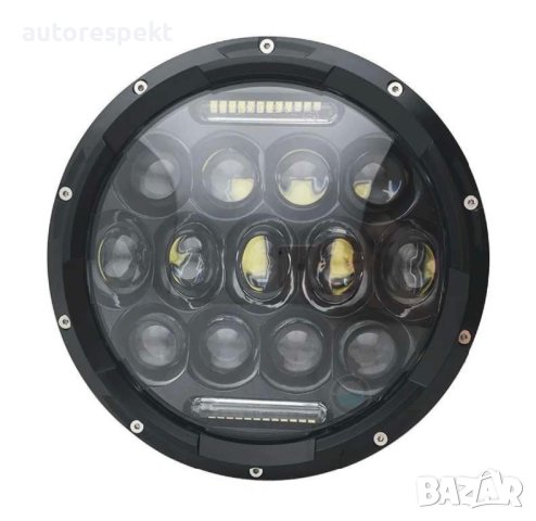 LED Фар 7 инча за вграждане на джип 0835 NEW NEW !!!, снимка 2 - Аксесоари и консумативи - 43756255