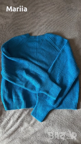 Дамски пуловер с буфан ръкави Reserved – размер S, снимка 2 - Блузи с дълъг ръкав и пуловери - 52897427