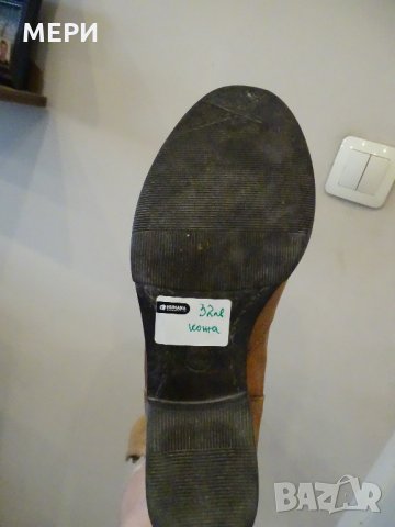 Естествена кожа ботуши Made in Italy, снимка 6 - Дамски ботуши - 32511429