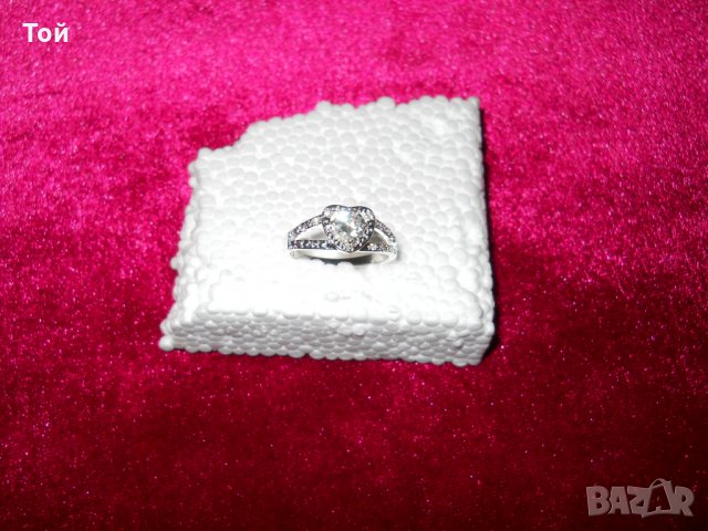 Продавам нов  сребърен пръстен, снимка 1 - Пръстени - 23036992