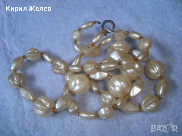 СТАРО ПЕРЛЕН ТИП РЕТРО КОЛИЕ АР НУВО СТИЛ ГЕРДАН ОГЪРЛИЦА 29091