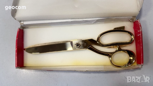Gifaz Italy Dressmaker's Scissors Gold Cut 12"-30cm (Нова), снимка 2 - Антикварни и старинни предмети - 52751374