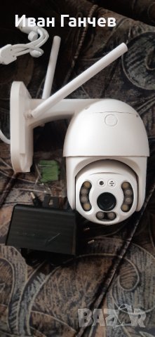 5 MP външна Нова въртяща се безжична WIFI IP FULLHD камера с Нощно виждане и видеонаблюдение, снимка 11 - IP камери - 27878416