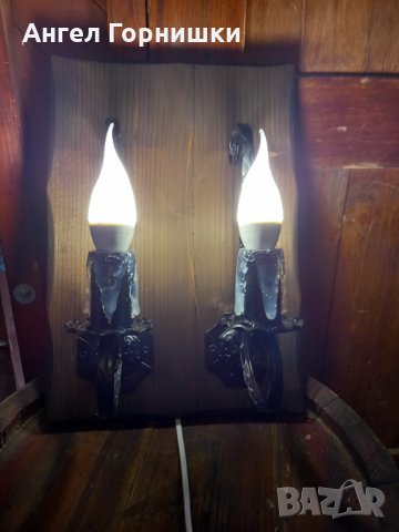 Двойна лампа за стена, снимка 2 - Лампи за стена - 32857865