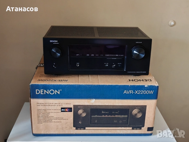 Denon AVR X 2200 W Dolby Atmos Bluetooth Wi-Fi HDMI USB Network 4K , снимка 6 - Ресийвъри, усилватели, смесителни пултове - 51750181