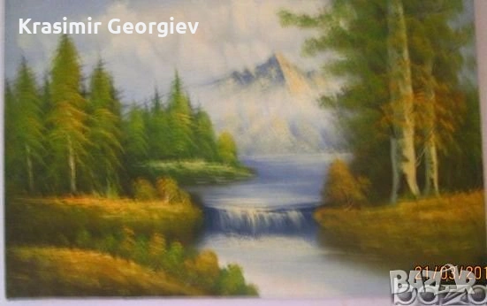 -20 % Картини репродукции на световно известни художници с маслени бои върху платно, снимка 12 - Картини - 47916144