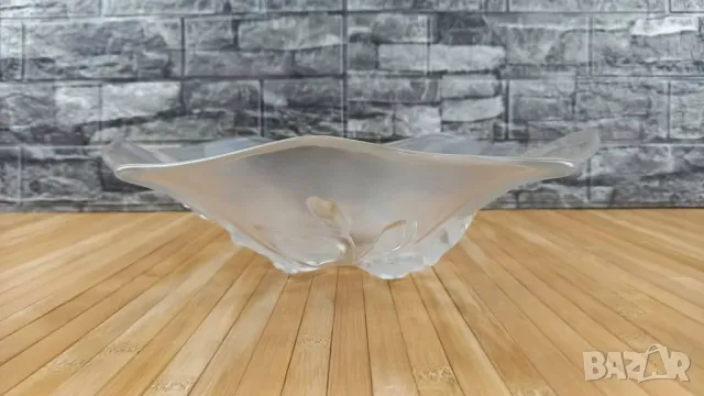Стъклена фруктиера - Walther, Германия, снимка 3 - Аксесоари за кухня - 49680170