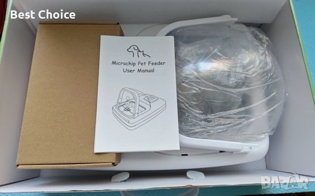 Автоматична хранилка за домашни любимци ISENVO Microchip RFID & IR , снимка 4 - За котки - 52810327