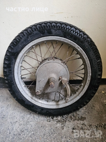 Предна и задна капли с вътрешни и външни гуми за Ява 250, снимка 6 - Гуми и джанти - 52899800