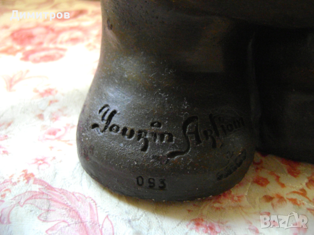 Красива авторска склуптора! Бебе във ръце!!!, снимка 5 - Антикварни и старинни предмети - 44889451