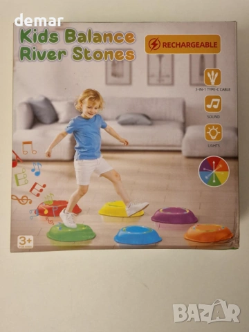 Детски стъпала, неплъзгащи се и издръжливи сензорни играчки, стъпала за баланс, 3-5 години, снимка 7 - Образователни игри - 53411302