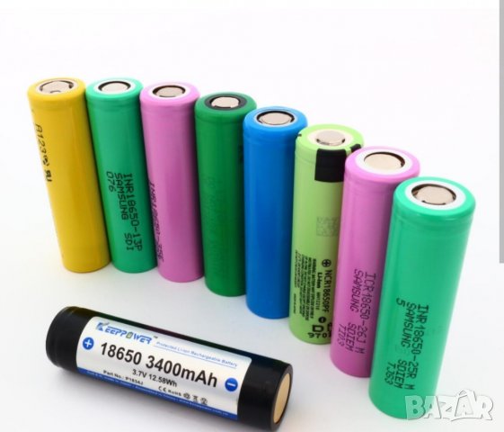   Качествени литиевойонни батерии INR, DL 18650  Sony, Samsung , Panasonic 3000mAh, 3, 7V, 40A