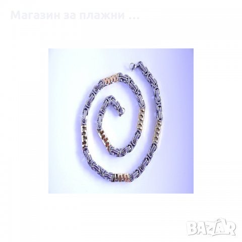 Ланец 115 - медицинска стомана, снимка 2 - Колиета, медальони, синджири - 28869653