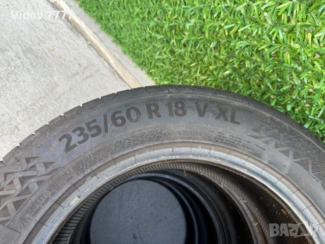 Летни гуми Continental Premium Contact 7 235/60/R18 V XL 4 броя, снимка 6 - Гуми и джанти - 51590073