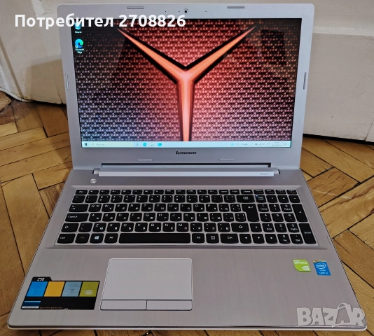ЧЕРЕН ПЕТЪК ! Много запазен Lenovo Z50-70 с оригинален Windows 11 Home