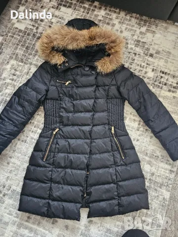 Дамско елегантно яке с естествен пух, снимка 2 - Якета - 48583697