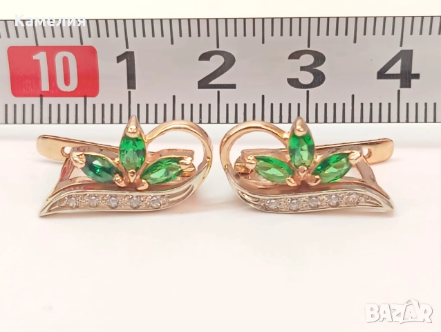 Руско злато, снимка 3 - Обеци - 52255255