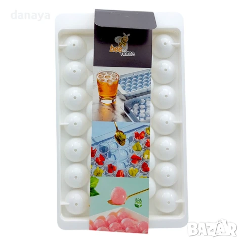 6037 Пластмасова форма за лед топчета, 33 гнезда, снимка 6 - Форми - 51265557