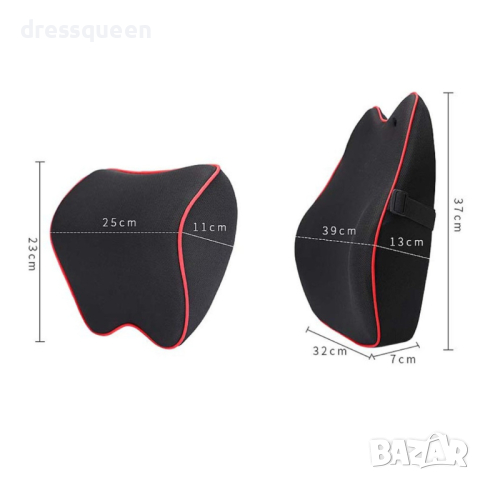 3334 Авто възглавнички за кола - подглавник за седалка и опора за кръста, снимка 9 - Аксесоари и консумативи - 44906433