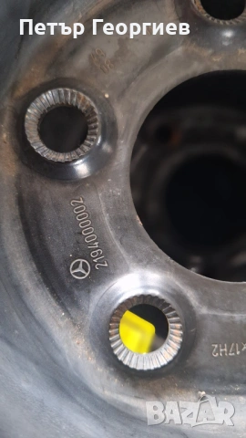 Резервна Гума Патерица за МЕРЦЕДЕС  CLS W219  5х112х66.6-17 цола, снимка 6 - Гуми и джанти - 53200483