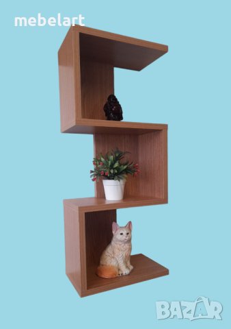 Етажерка за стена - Череша, снимка 2 - Етажерки - 43833208