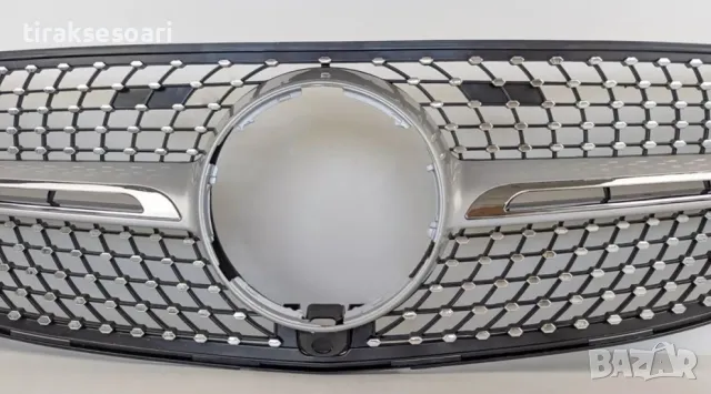 Хромирана Предна решетка за Mercedes GLE W166 GLE350 GLE400 2015, 2018, снимка 2 - Аксесоари и консумативи - 48305381