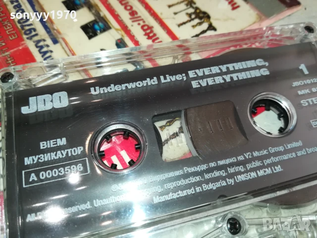 UNDERWORLD LIVE-ORIGINAL TAPE 0106251735, снимка 8 - Аудио касети - 50506491