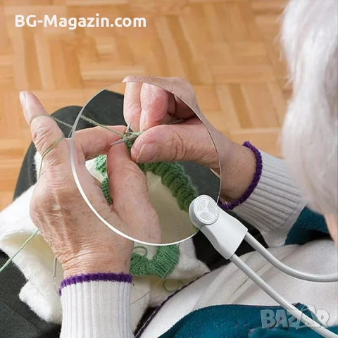 Професионална увеличителна лупа за врат за шиене на гоблени четене книга вестник бродиране бродерия, снимка 8 - Други инструменти - 50919472