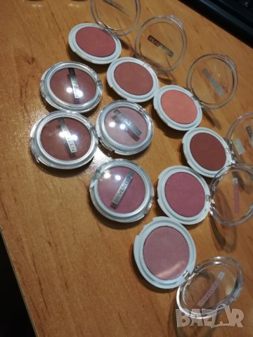 Продавам голям комплект тестери Seventeen-пудри, ружове, сенки, снимка 9 - Декоративна козметика - 39897036