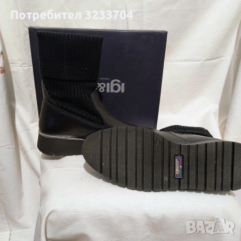 НОВИ Италиански боти Igi&Co | Естествена кожа | 26.7 см, снимка 4 - Дамски боти - 53522393