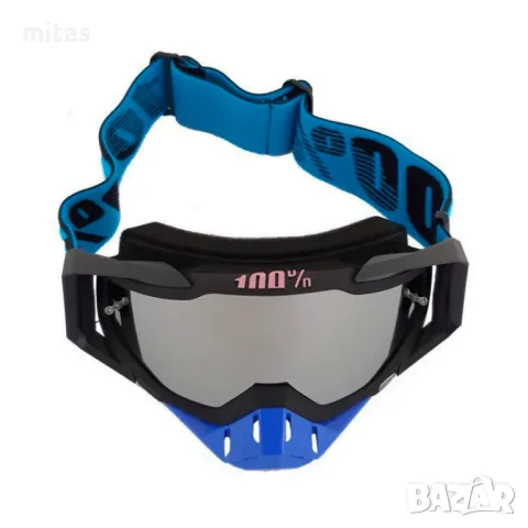 Очила / Маска за крос каски 100% MX RACECRAFT - Вело, Мото, Ел. скутер, снимка 4 - Аксесоари за велосипеди - 47359276