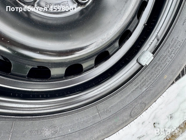 ЧИСТО НОВА Резервна гума+джанта 14цола 4x100+Авариен комплект за Opel,Chevrolet, снимка 12 - Гуми и джанти - 53139245