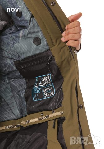 Light Stanley 18k, S, ново, оригинално мъжко ски/сноуборд яке, снимка 6 - Зимни спортове - 43388739