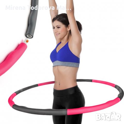 Фитнес масажен обръч за отслабване Armageddon Sports Hula Hoop, 96 см., снимка 4 - Фитнес уреди - 36595697