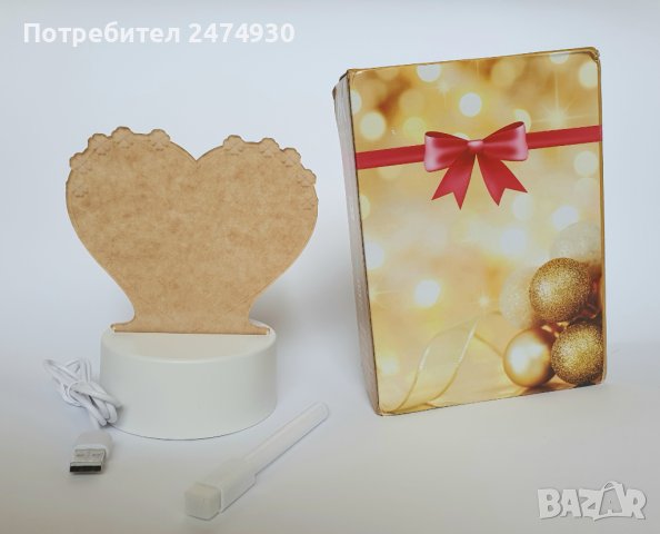 LED табло за бележки/ нощна лампа , снимка 3 - Други - 40547281