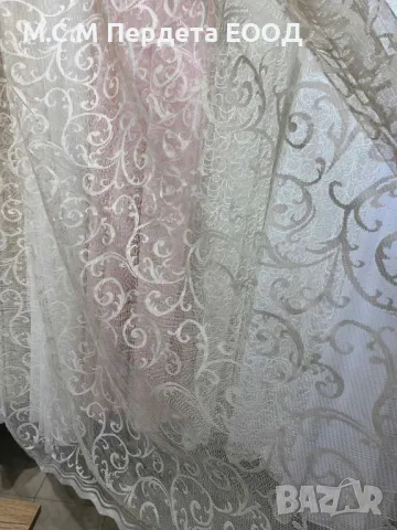 Нови модели плат от ефирна дантела за пердета , снимка 10 - Пердета и завеси - 48405812