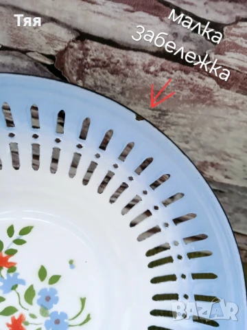 Емайлиран панер , снимка 4 - Съдове за готвене - 51242235