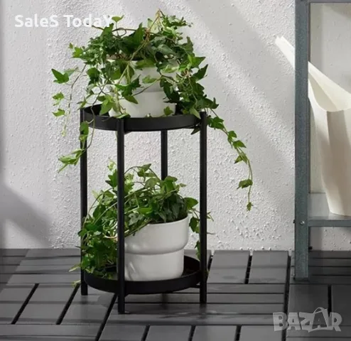 Цветарник на две нива или помощна маса, 35см, снимка 1