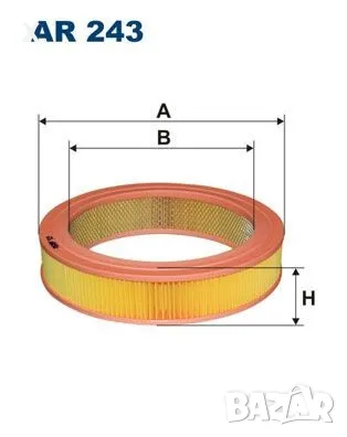 FILTRON AR243 Въздушен филтър HONDA Accord / Prelude / Quintet / MAZDA 929 / 626 / 616 / 818 / B-s  